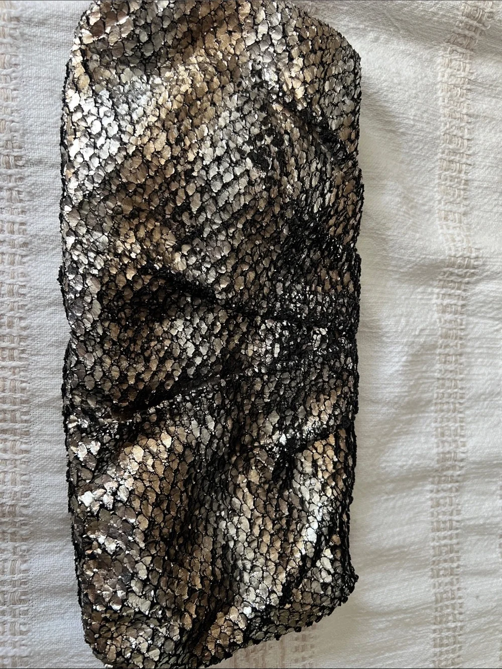 Jessica McClintock magnetic closure evening clutch bag